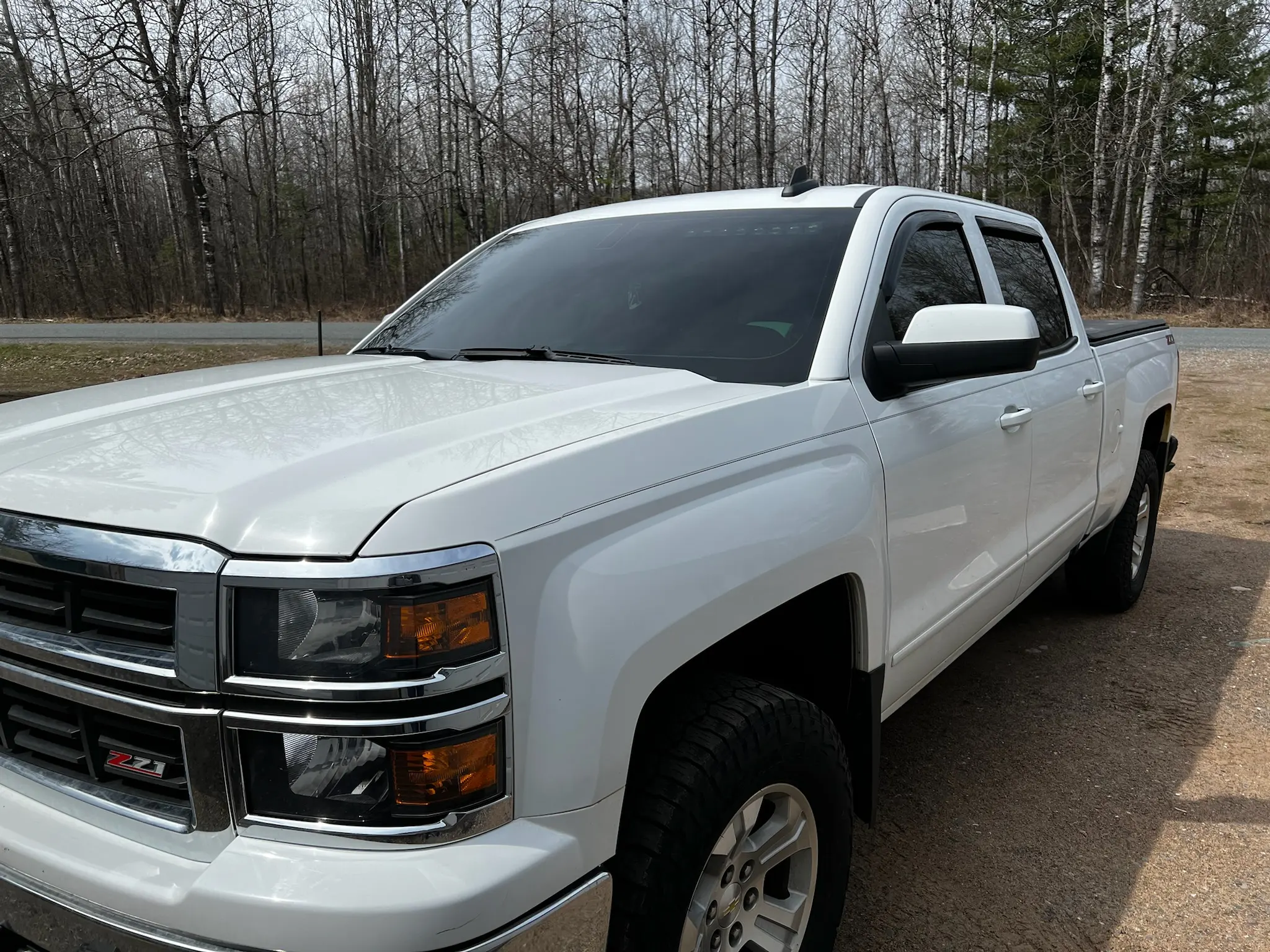 Chevy Silverado Windshield Tint (After)